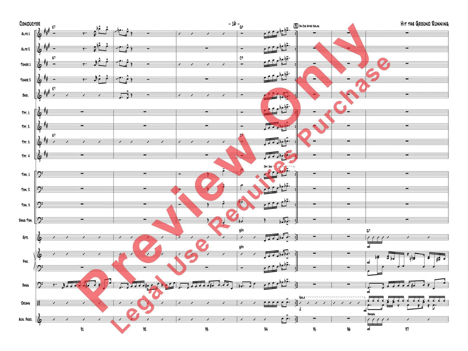 Hit the Ground Running As recorded by Gordon Goodwin's Big Phat Band 總譜 | 小雅音樂 Hsiaoya Music