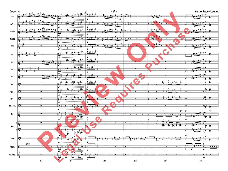 Hit the Ground Running As recorded by Gordon Goodwin's Big Phat Band 總譜 | 小雅音樂 Hsiaoya Music