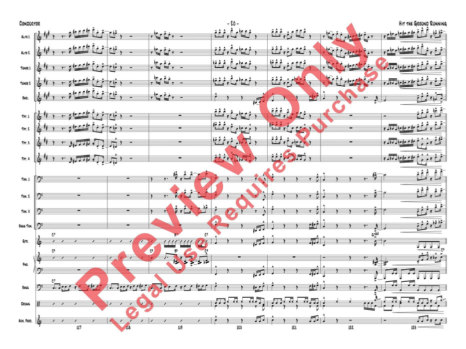 Hit the Ground Running As recorded by Gordon Goodwin's Big Phat Band 總譜 | 小雅音樂 Hsiaoya Music