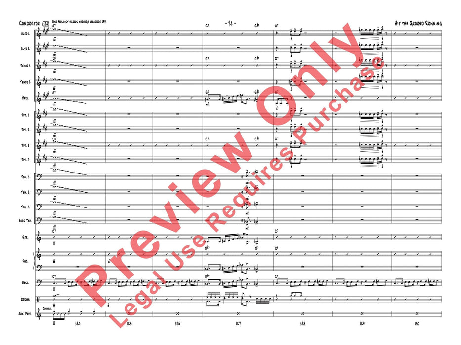 Hit the Ground Running As recorded by Gordon Goodwin's Big Phat Band 總譜 | 小雅音樂 Hsiaoya Music