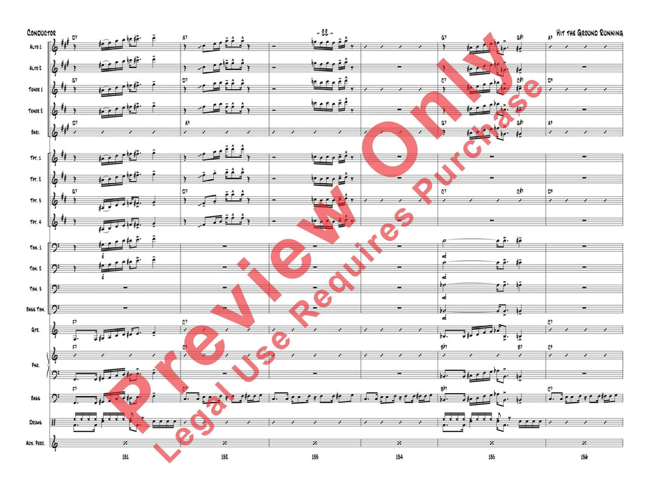 Hit the Ground Running As recorded by Gordon Goodwin's Big Phat Band 總譜 | 小雅音樂 Hsiaoya Music