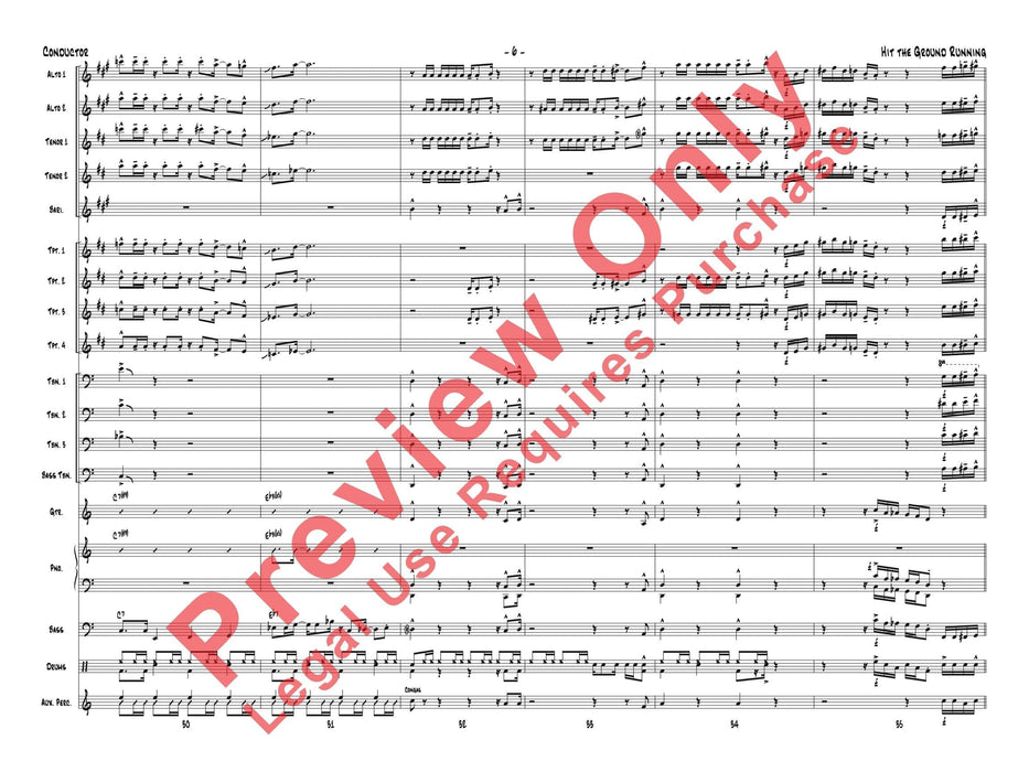 Hit the Ground Running As recorded by Gordon Goodwin's Big Phat Band 總譜 | 小雅音樂 Hsiaoya Music