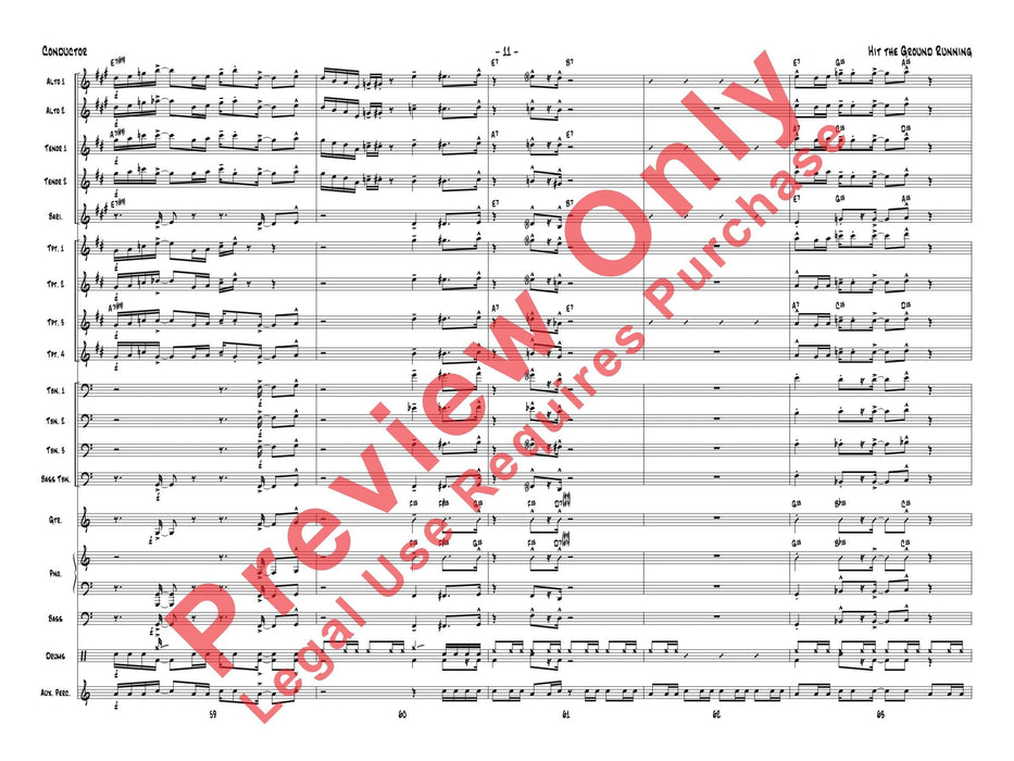 Hit the Ground Running As Recorded by Gordon Goodwin's Big Phat Band | 小雅音樂 Hsiaoya Music