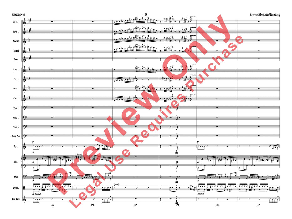 Hit the Ground Running As Recorded by Gordon Goodwin's Big Phat Band | 小雅音樂 Hsiaoya Music