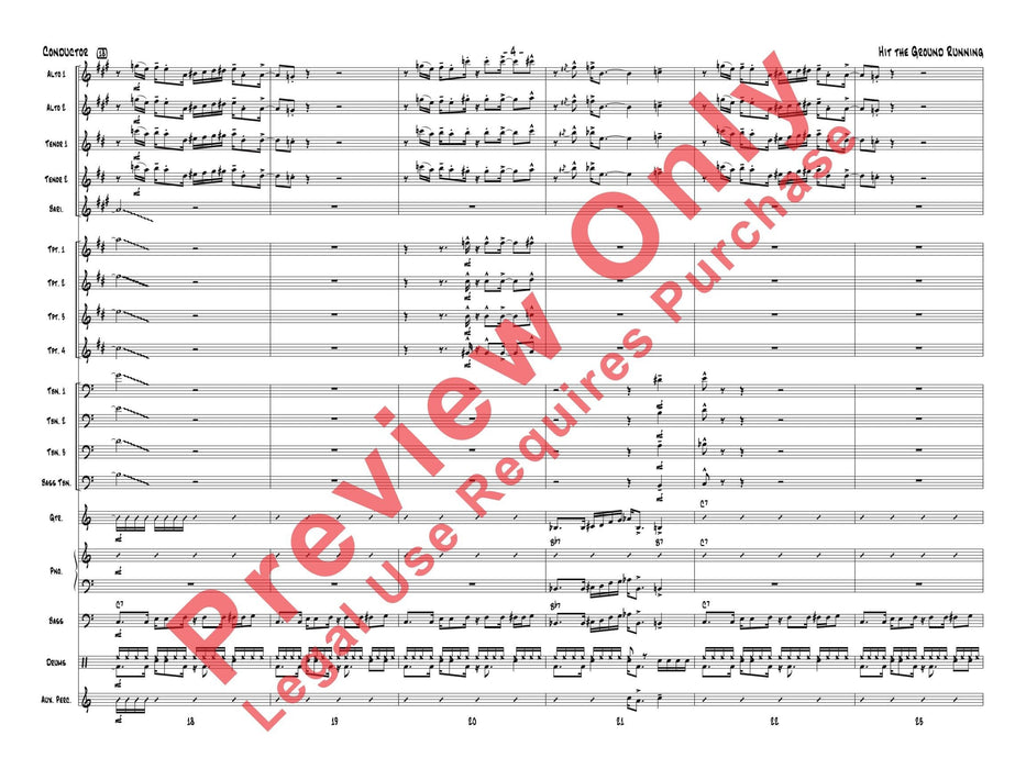 Hit the Ground Running As Recorded by Gordon Goodwin's Big Phat Band | 小雅音樂 Hsiaoya Music