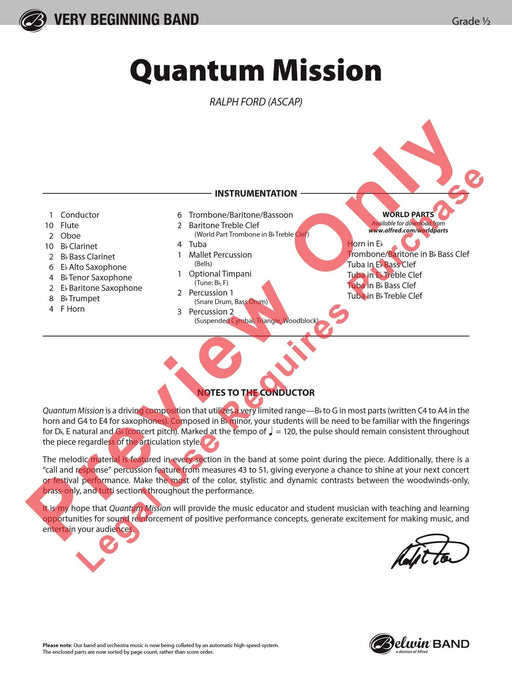 Quantum Mission 總譜 | 小雅音樂 Hsiaoya Music