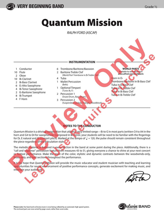 Quantum Mission 總譜 | 小雅音樂 Hsiaoya Music