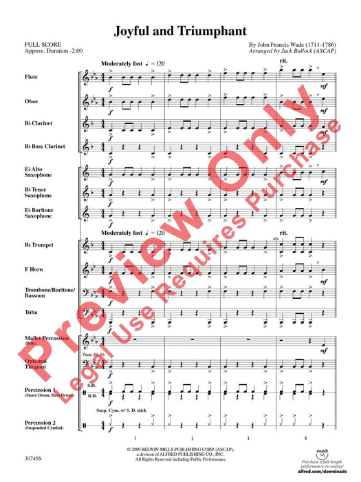 Joyful and Triumphant 總譜 | 小雅音樂 Hsiaoya Music