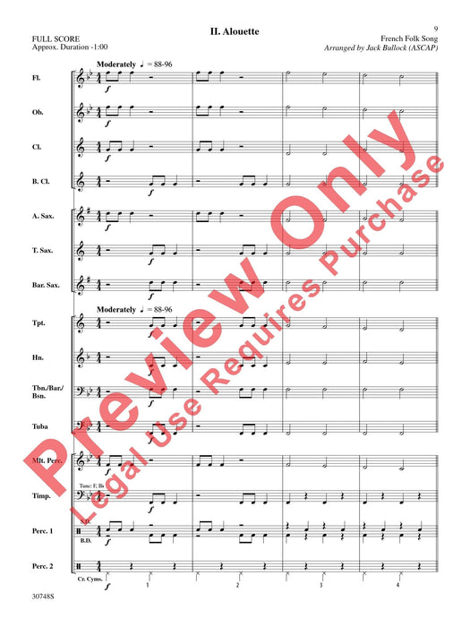 Belwin Beginning Band Kit #5 A Complete Concert Including: The Blue Danube Waltz / Alouette / Trumpets, Front and Center / Paramount March 音樂會 藍色多瑙河圓舞曲 小號 進行曲 總譜 | 小雅音樂 Hsiaoya Music