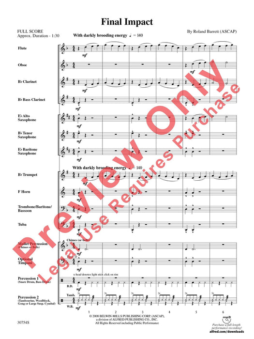 Final Impact 總譜 | 小雅音樂 Hsiaoya Music