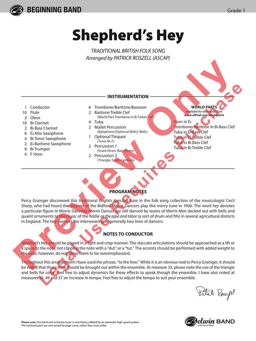 Shepherd's Hey 總譜 | 小雅音樂 Hsiaoya Music