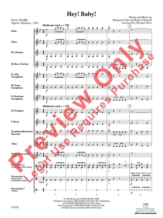 Hey! Baby! (from Dirty Dancing) 總譜 | 小雅音樂 Hsiaoya Music