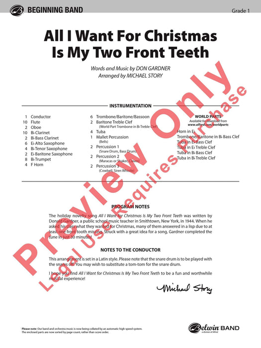 All I Want for Christmas Is My Two Front Teeth 總譜 | 小雅音樂 Hsiaoya Music