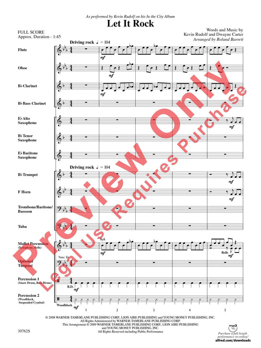 Let It Rock 總譜 | 小雅音樂 Hsiaoya Music