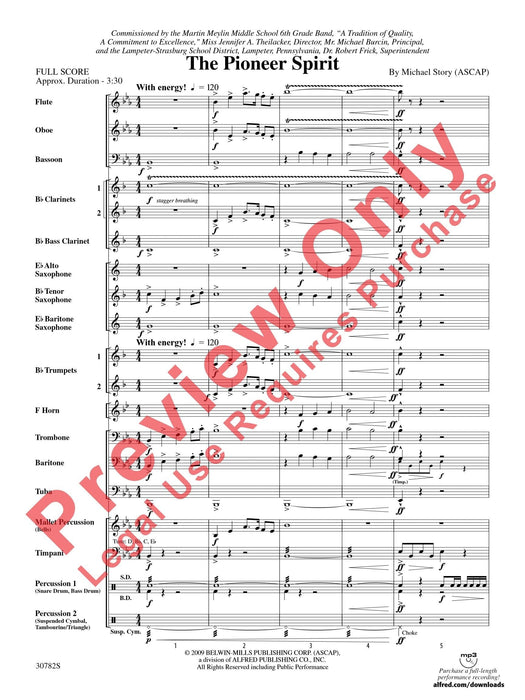 The Pioneer Spirit 總譜 | 小雅音樂 Hsiaoya Music