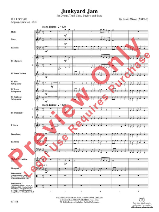 Junkyard Jam For Drums, Trash Cans, Buckets and Band 總譜 | 小雅音樂 Hsiaoya Music