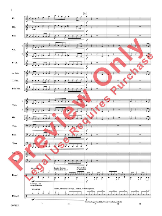 Junkyard Jam For Drums, Trash Cans, Buckets and Band 總譜 | 小雅音樂 Hsiaoya Music