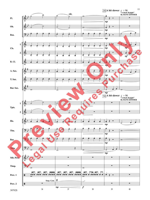 The Dark Knight, Selections from Featuring: Harvey Two-Face / Introduce a Little Anarchy / A Dark Knight 總譜 | 小雅音樂 Hsiaoya Music