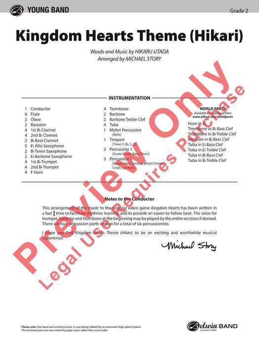 Kingdom Hearts Theme (Hikari) 主題 總譜 | 小雅音樂 Hsiaoya Music