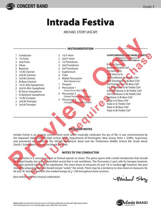 Intrada Festiva 總譜 | 小雅音樂 Hsiaoya Music