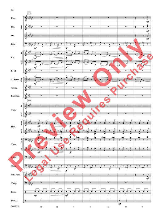 Oxford Street (March) First Movement (from "London Again" Suite for Orchestra) 柯次,艾瑞克 進行曲樂章 組曲 管弦樂團 總譜 | 小雅音樂 Hsiaoya Music