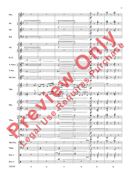 Oxford Street (March) First Movement (from "London Again" Suite for Orchestra) 柯次,艾瑞克 進行曲樂章 組曲 管弦樂團 總譜 | 小雅音樂 Hsiaoya Music