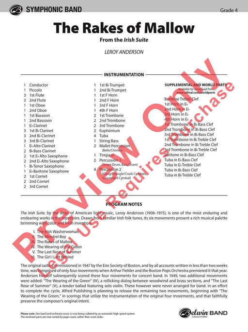 The Rakes of Mallow (from the Irish Suite) 組曲 | 小雅音樂 Hsiaoya Music