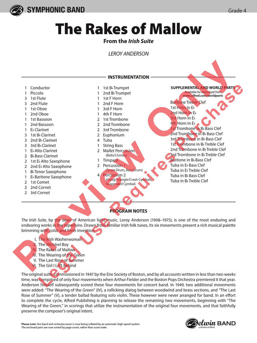 The Rakes of Mallow (from the Irish Suite) 組曲 | 小雅音樂 Hsiaoya Music