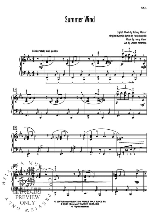 Top 10 Broadway, Classical, Jazz & Movies 40 Intermediate to Early Advanced Piano Arrangements 百老匯爵士音樂 鋼琴 | 小雅音樂 Hsiaoya Music