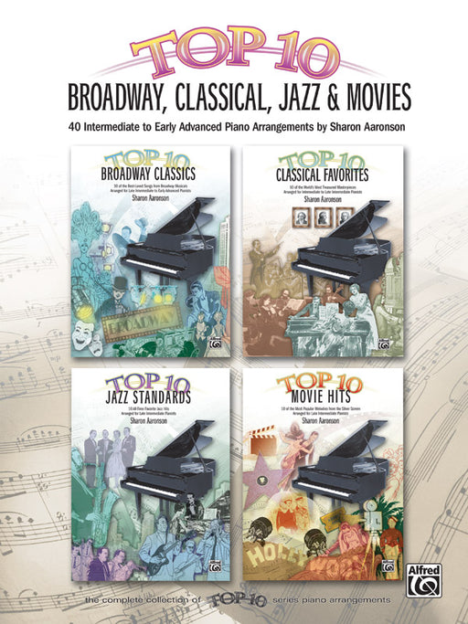 Top 10 Broadway, Classical, Jazz & Movies 40 Intermediate to Early Advanced Piano Arrangements 百老匯爵士音樂 鋼琴 | 小雅音樂 Hsiaoya Music