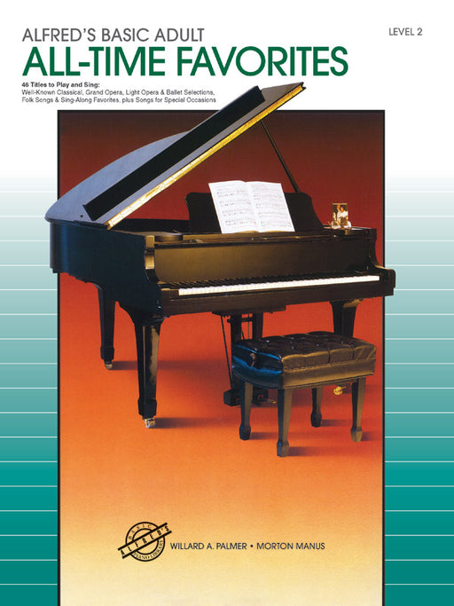 Alfred's Basic Adult Piano Course: All-Time Favorites Book 2 46 Titles to Play and Sing 鋼琴 | 小雅音樂 Hsiaoya Music