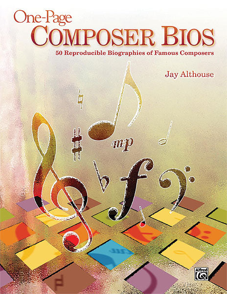 One-Page Composer Bios 50 Reproducible Biographies of Famous Composers 作曲家 | 小雅音樂 Hsiaoya Music