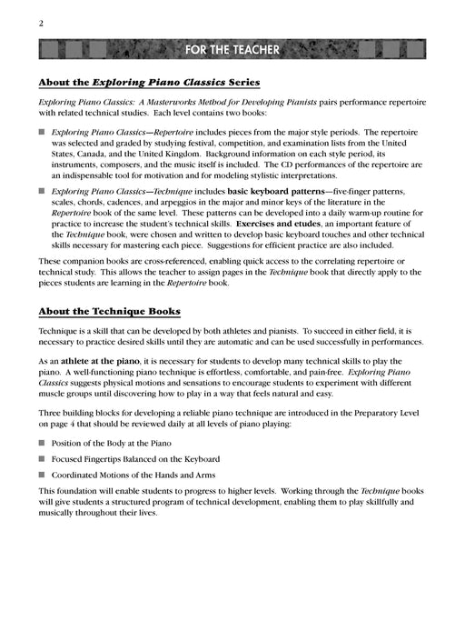 Exploring Piano Classics Technique, Level 3 A Masterwork Method for the Developing Pianist 鋼琴 | 小雅音樂 Hsiaoya Music