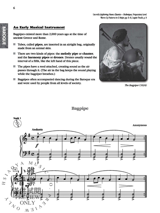 Exploring Piano Classics Repertoire, Preparatory Level A Masterwork Method for the Developing Pianist 鋼琴 | 小雅音樂 Hsiaoya Music