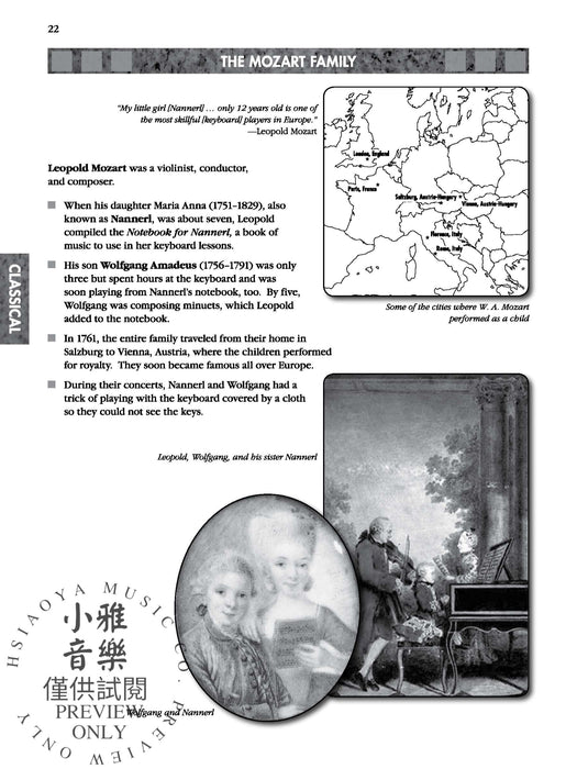 Exploring Piano Classics Repertoire, Preparatory Level A Masterwork Method for the Developing Pianist 鋼琴 | 小雅音樂 Hsiaoya Music