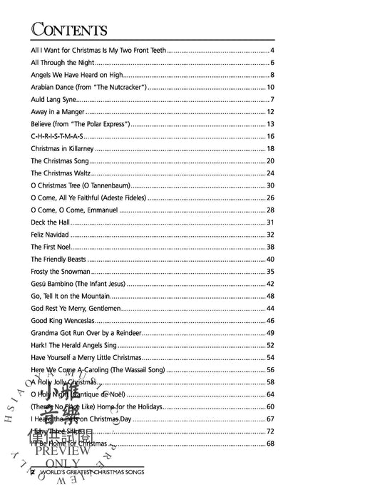 World's Greatest Christmas Songs (Revised) 65 of the World's Most Popular and Best Loved Traditional and Contemporary Christmas Songs | 小雅音樂 Hsiaoya Music