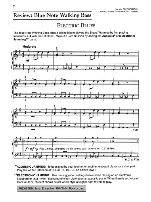 Alfred's Basic Jazz/Rock Course: Lesson Book, Level 3 A Complete Approach to Playing on Both Acoustic and Electronic Keyboards 爵士音樂 | 小雅音樂 Hsiaoya Music