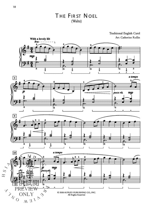 Dances for Christmas, Book 1 6 Early Intermediate to Intermediate Christmas Favorites Arranged in Dance Styles 舞曲 舞曲 | 小雅音樂 Hsiaoya Music