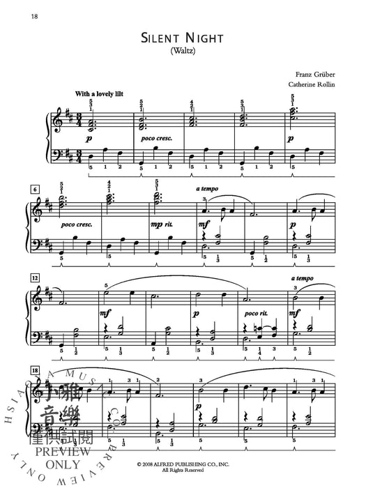 Dances for Christmas, Book 2 6 Intermediate Christmas Favorites Arranged in Dance Styles 舞曲 舞曲 | 小雅音樂 Hsiaoya Music