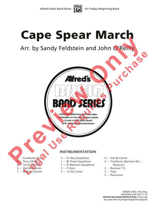 Cape Spear March 進行曲 總譜 | 小雅音樂 Hsiaoya Music