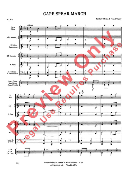 Cape Spear March 進行曲 總譜 | 小雅音樂 Hsiaoya Music