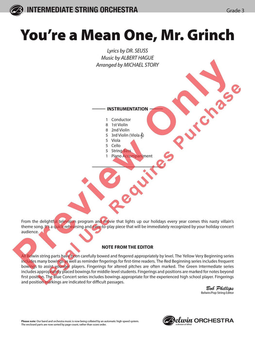 You're a Mean One, Mr. Grinch 總譜 | 小雅音樂 Hsiaoya Music