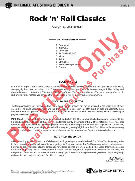 Rock 'n' Roll Classics 總譜 | 小雅音樂 Hsiaoya Music