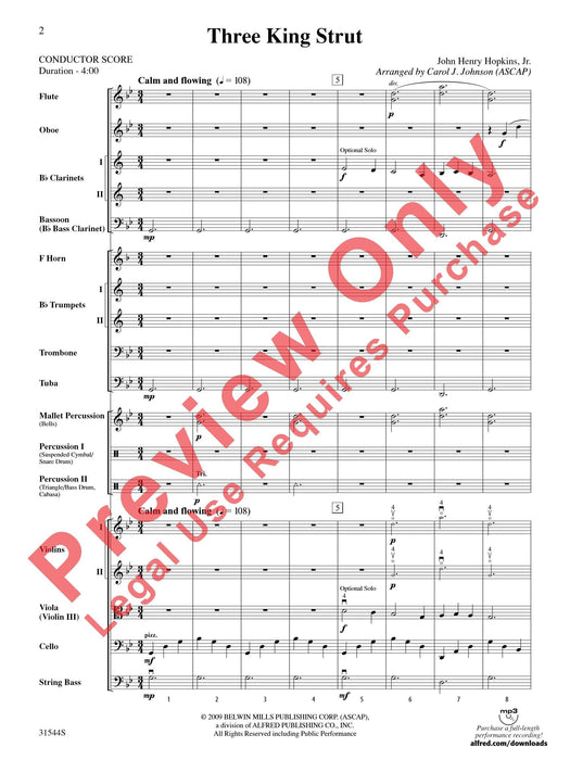 Three King Strut 總譜 | 小雅音樂 Hsiaoya Music