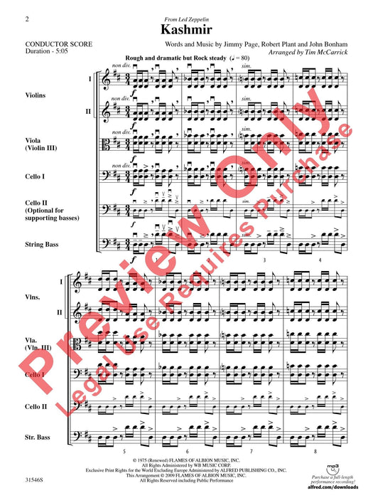 Kashmir As Performed by Led Zeppelin 總譜 | 小雅音樂 Hsiaoya Music