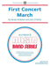 First Concert March 音樂會進行曲 總譜 | 小雅音樂 Hsiaoya Music
