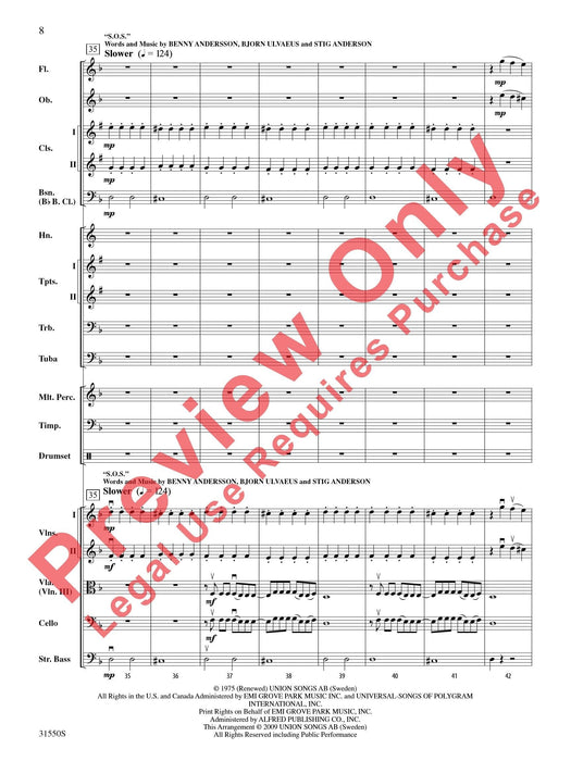 Mamma Mia, Selections from Featuring: Mamma Mia / S.O.S. / Dancing Queen 總譜 | 小雅音樂 Hsiaoya Music