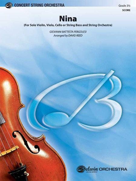 Nina For Solo Violin, Viola, Cello or String Bass and String Orchestra 裴哥雷西 獨奏 小提琴 中提琴 大提琴 弦樂團 | 小雅音樂 Hsiaoya Music