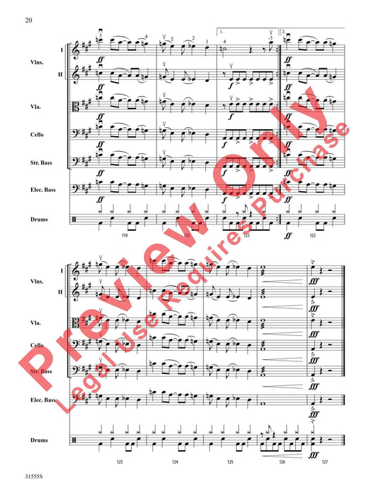 Led Zeppelin Medley Featuring: Communication Breakdown / Immigrant Song / Stairway to Heaven / Dazed and Confused / Rock and Roll 組合曲 總譜 | 小雅音樂 Hsiaoya Music