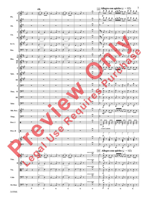 Serenade for Strings Mvt. IV Finale (Tema Ruso) 柴科夫斯基,彼得 小夜曲 弦樂 終曲 總譜 | 小雅音樂 Hsiaoya Music